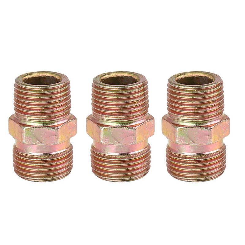 X AUTOHAUX 3 Stück 3/8 Zoll NPT auf M18 x 1,5 mm Luftschlauch-Anschlussadapter von X AUTOHAUX