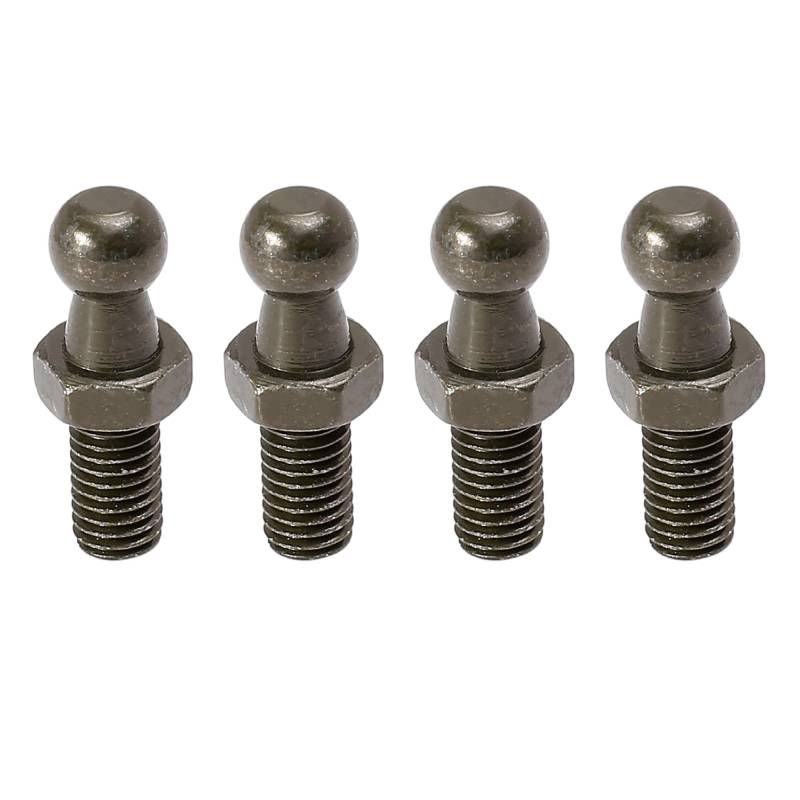 X AUTOHAUX 4 Satz 10mm M8 x 15 mm Auto Gasdruckfeder Kugelbolzen Schwarz für Gasdruckfeder-Stoßdämpfer von X AUTOHAUX