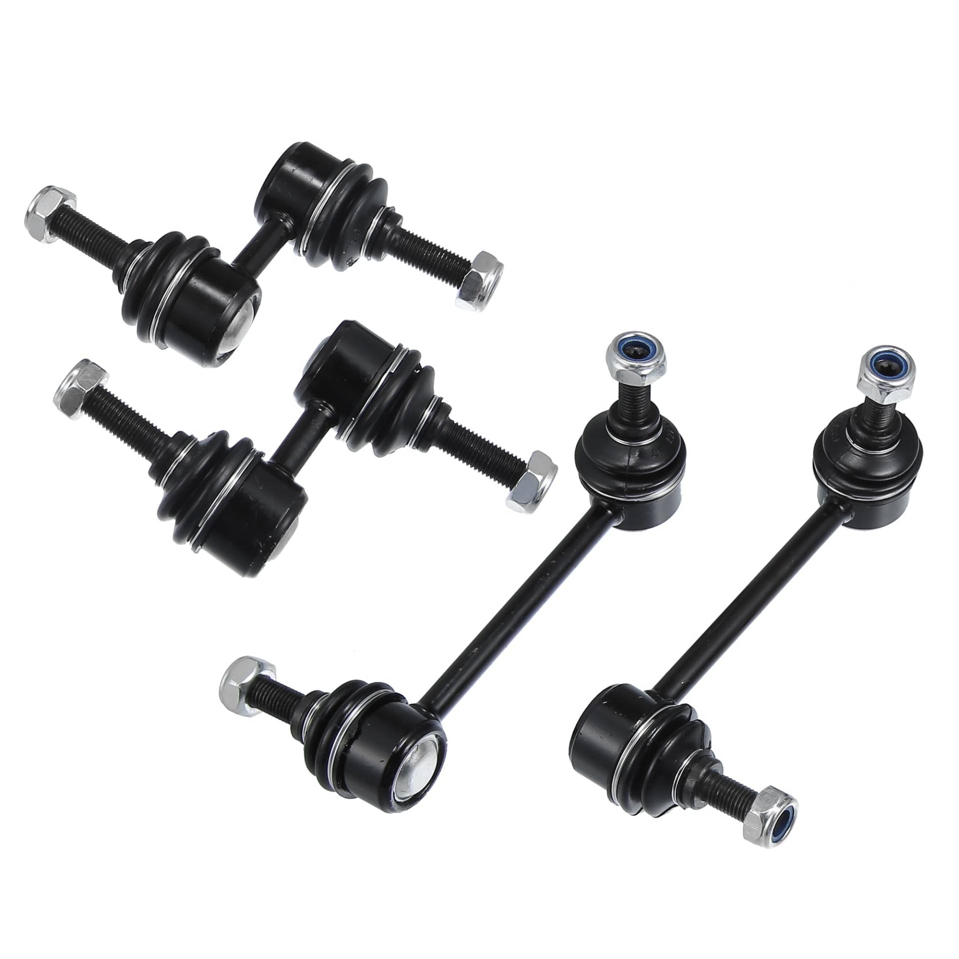 X AUTOHAUX 4 Stück Auto Vorne Hinten Stabilisator Lenker Aufhängung K90667 von X AUTOHAUX