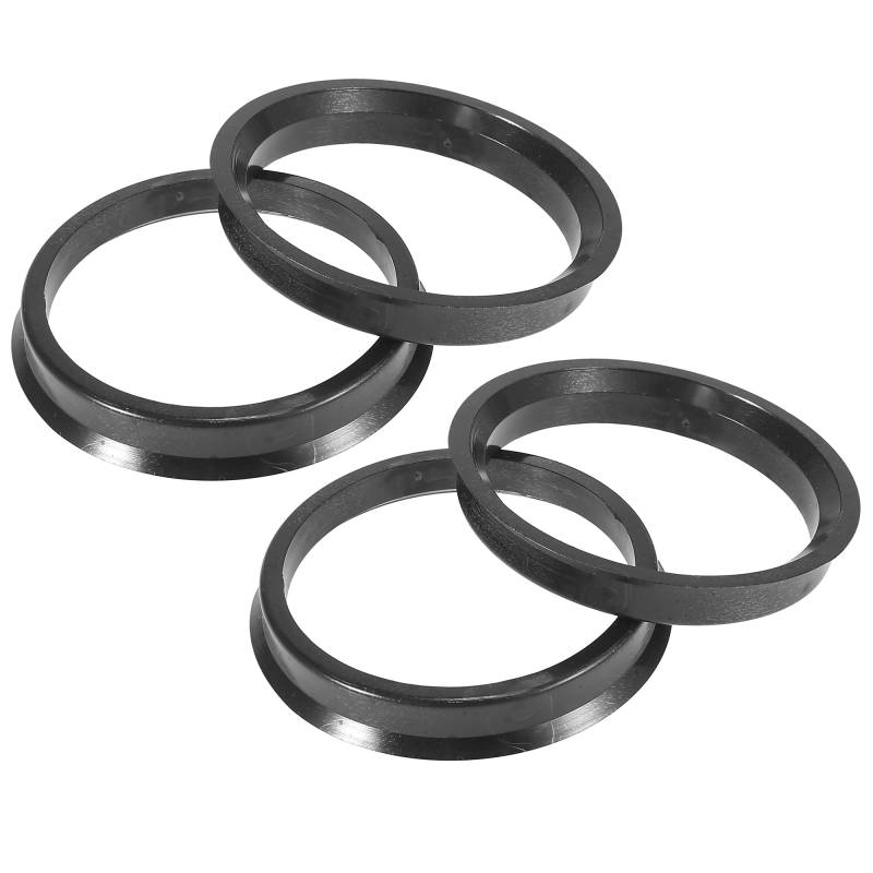 X AUTOHAUX 4 Stück Zentrierringe Felgenzentrierring 57,1mm auf 65,1mm Kunststoff Auto Zentrische Ringe Schwarz von X AUTOHAUX