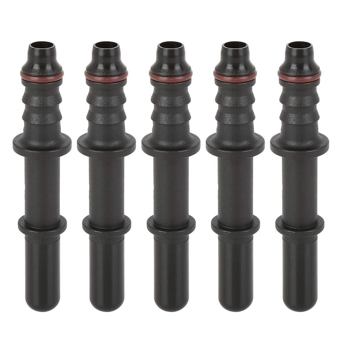 X AUTOHAUX 5 Stück 7,89mm ID6 Kraftstoffleitungsschlauch gerader Schnellverschluss Stecker für Auto von X AUTOHAUX