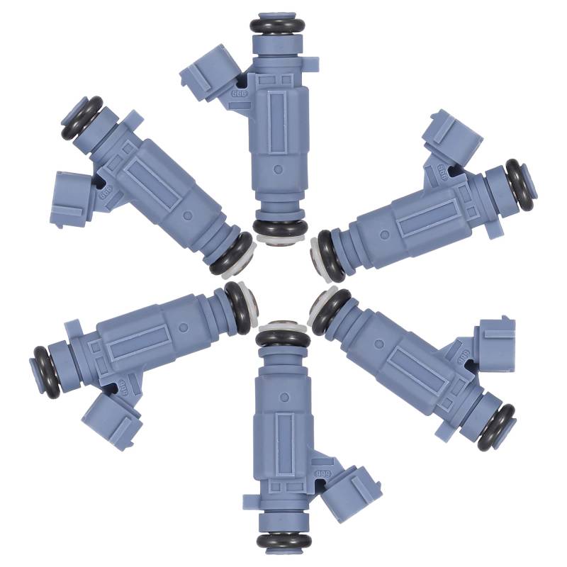 X AUTOHAUX 6 Stück Einspritzdüsen 3531038010 Kraftstoffeinspritzer Kraftstoff Injektor Düse Einspritzventil Ersatz für Hyundai Sonata 1999-2004 von X AUTOHAUX