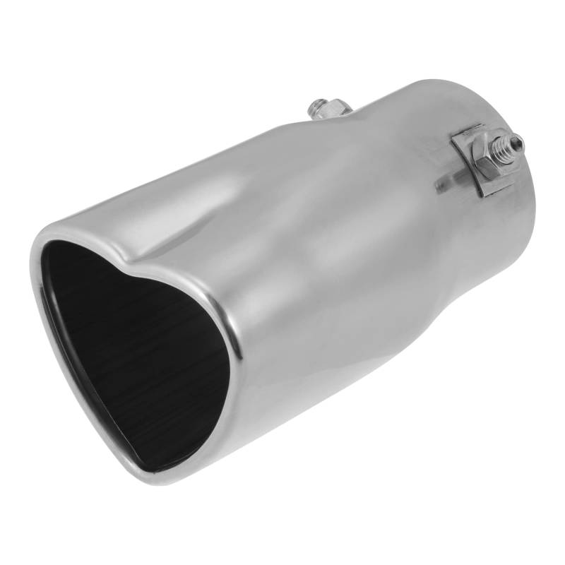 X AUTOHAUX Auto Auspuff Spitze Rohr Herzform für Rohrdurchmesser 0.94" to 2.13" von X AUTOHAUX