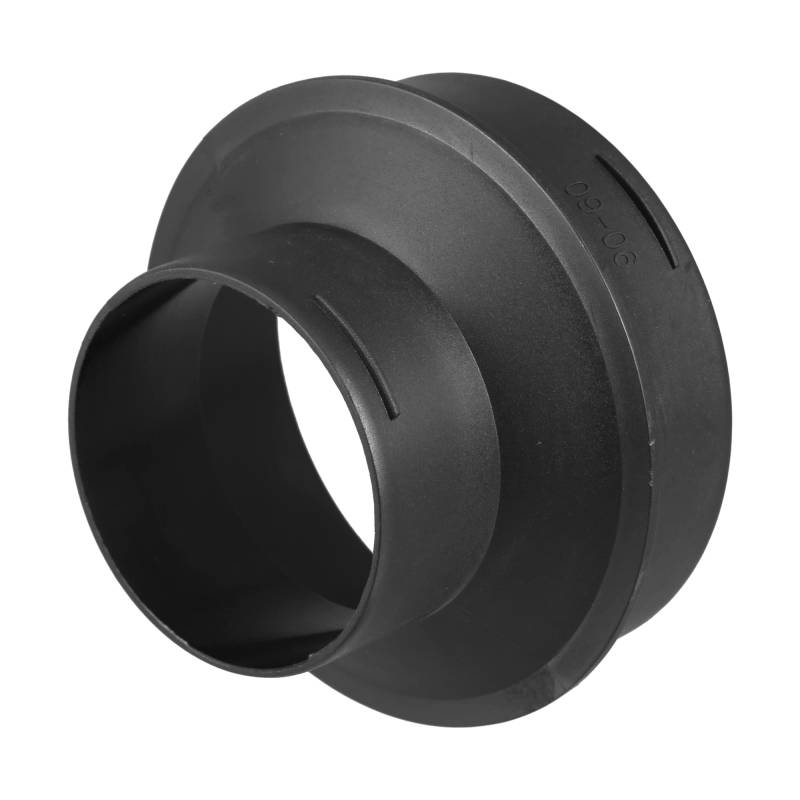 X AUTOHAUX Auto Heizung Warmluft Kanalrohr 60mm zu 90mm Auslass Stecker Schwarz von X AUTOHAUX