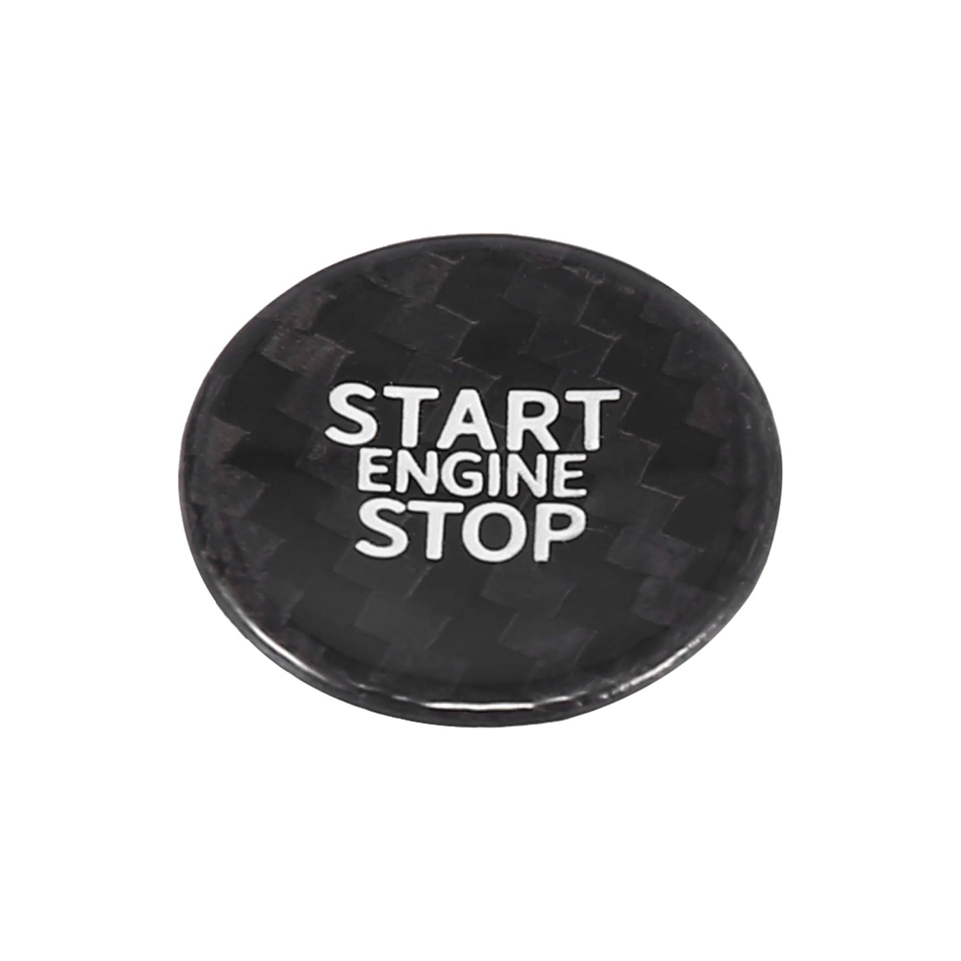 X AUTOHAUX Auto Motor Start Stop Knopf Abdeckung Push Start Taste Zündung Schutzabdeckung Schwarz für Land Rover Range Rover Discovery Sport von X AUTOHAUX