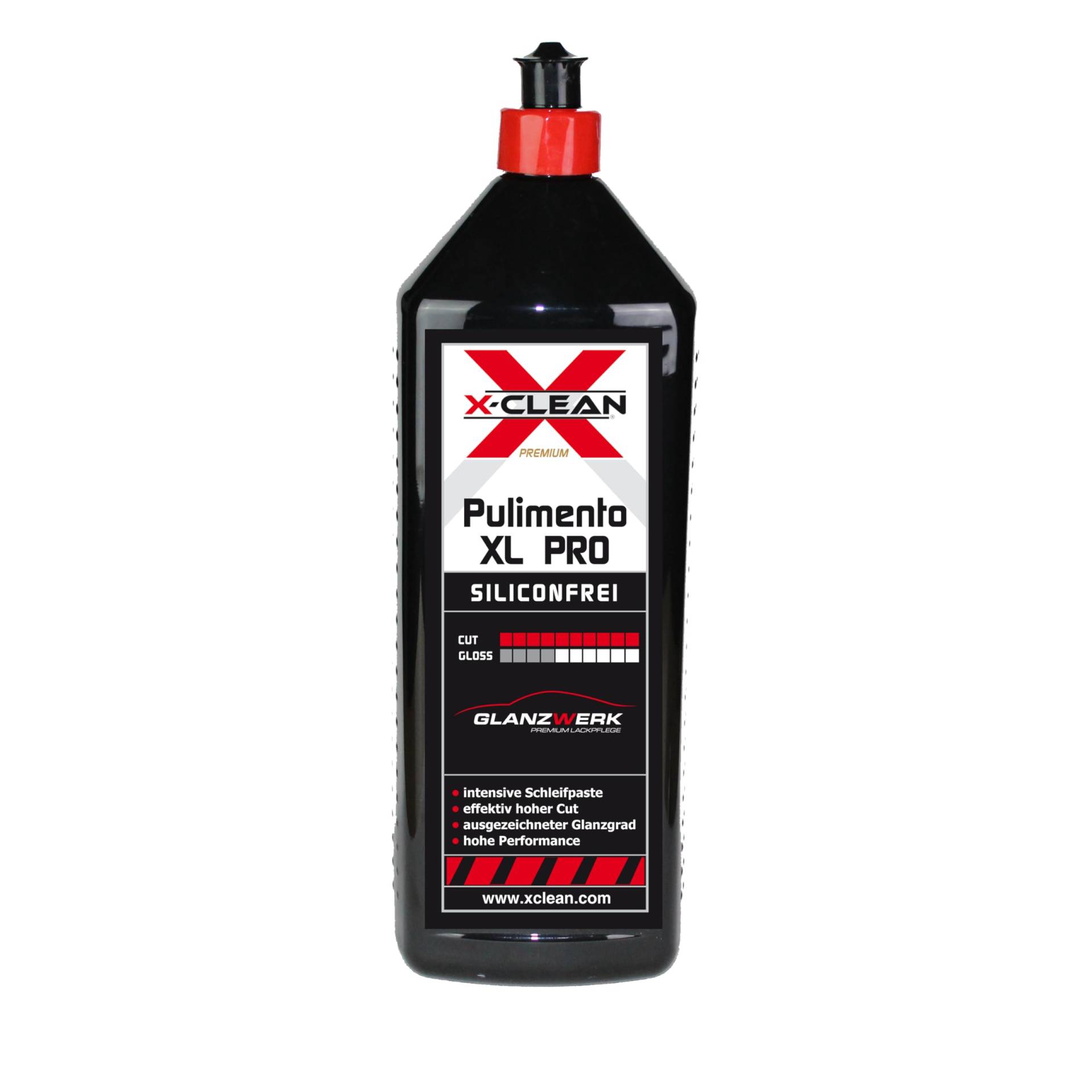 X-CLEAN® Glanzwerk Pulimento RAPIDO PRO - Autopolitur für stark verwitterte Lacke - tiefe Autokratzer entfernen - Car Scratch Remover - Auto Kratzer Entfernung Hochglanz Politur von X-CLEAN