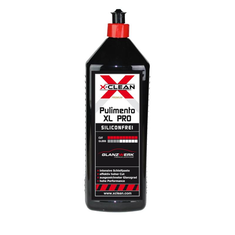 X-CLEAN® Glanzwerk Pulimento RAPIDO PRO - Autopolitur für stark verwitterte Lacke - tiefe Autokratzer entfernen - Car Scratch Remover - Auto Kratzer Entfernung Hochglanz Politur von X-CLEAN