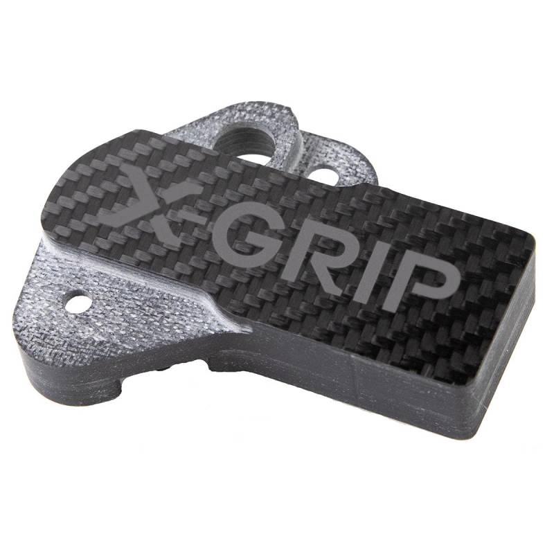 X-Grip Drosselklappen-Sensor-Schutz Carbon Silber von ROUGH&ROAD