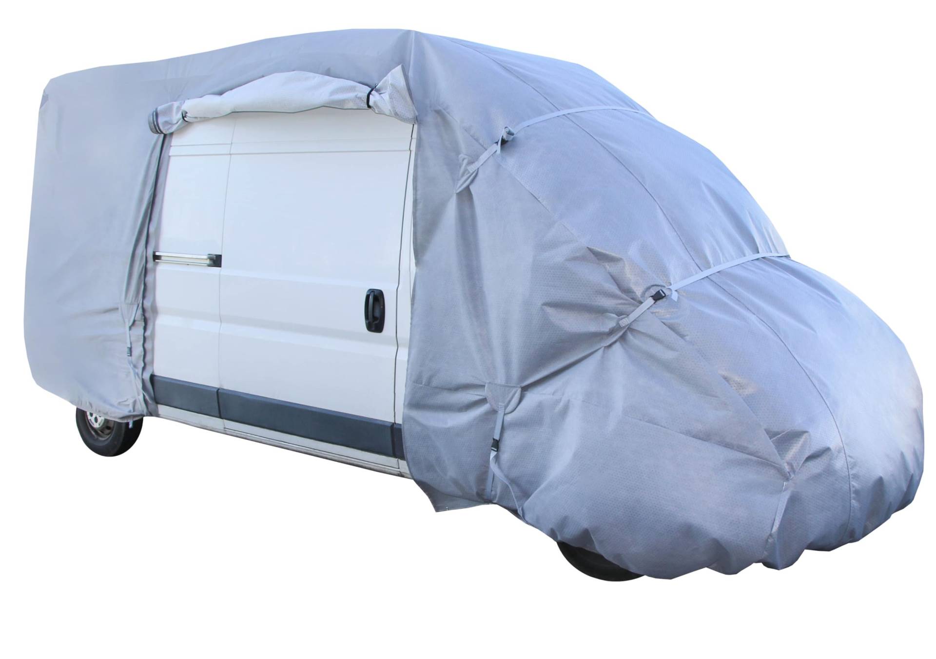 Campervan-Abdeckung Wohnmobil Abdeckung wasserdichte Schutzhaube für Wohnmobil, UV-beständige und Atmungsaktive Wohnmobilplane Grau 580x215x280 cm von X-Group4th