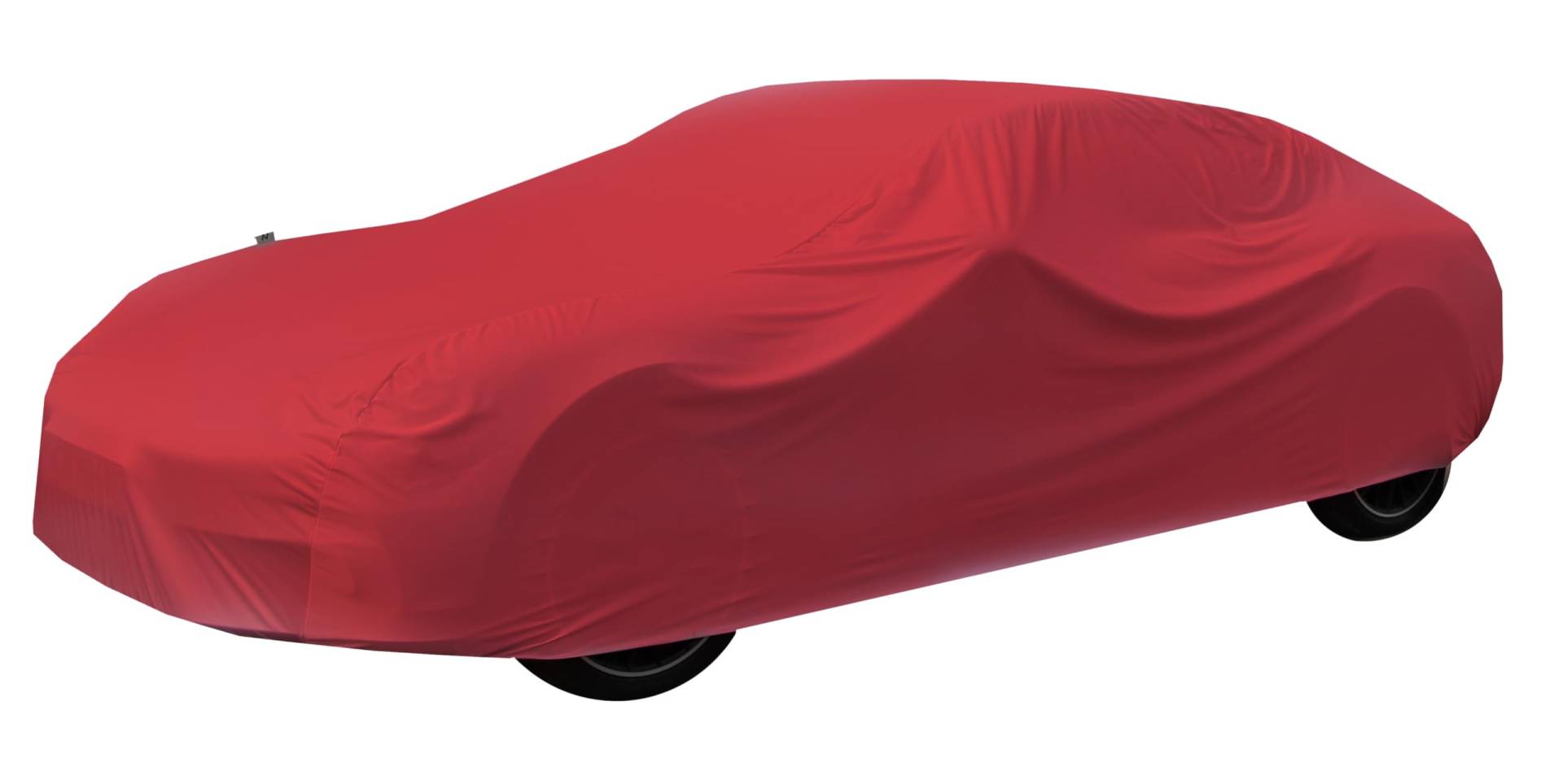 Hatchback Autoabdeckung Atmungsaktive Autoplane Schutzplane Abdeckplane Halbgarage Autogarage Innen & Außen Zubehör Cover Rot 305-330 cm von X-Group4th