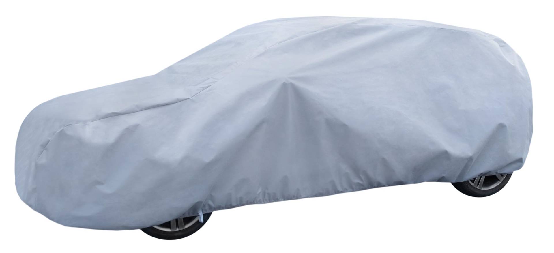 Vollgarage Autoabdeckung für Limousinen Wasserdicht schneedicht Winddicht UV-Schutz und atmungsaktiv Ganzgarage für Outdoor und Innenbereich Hatchback Silber 330x180x150 cm von X-Group4th