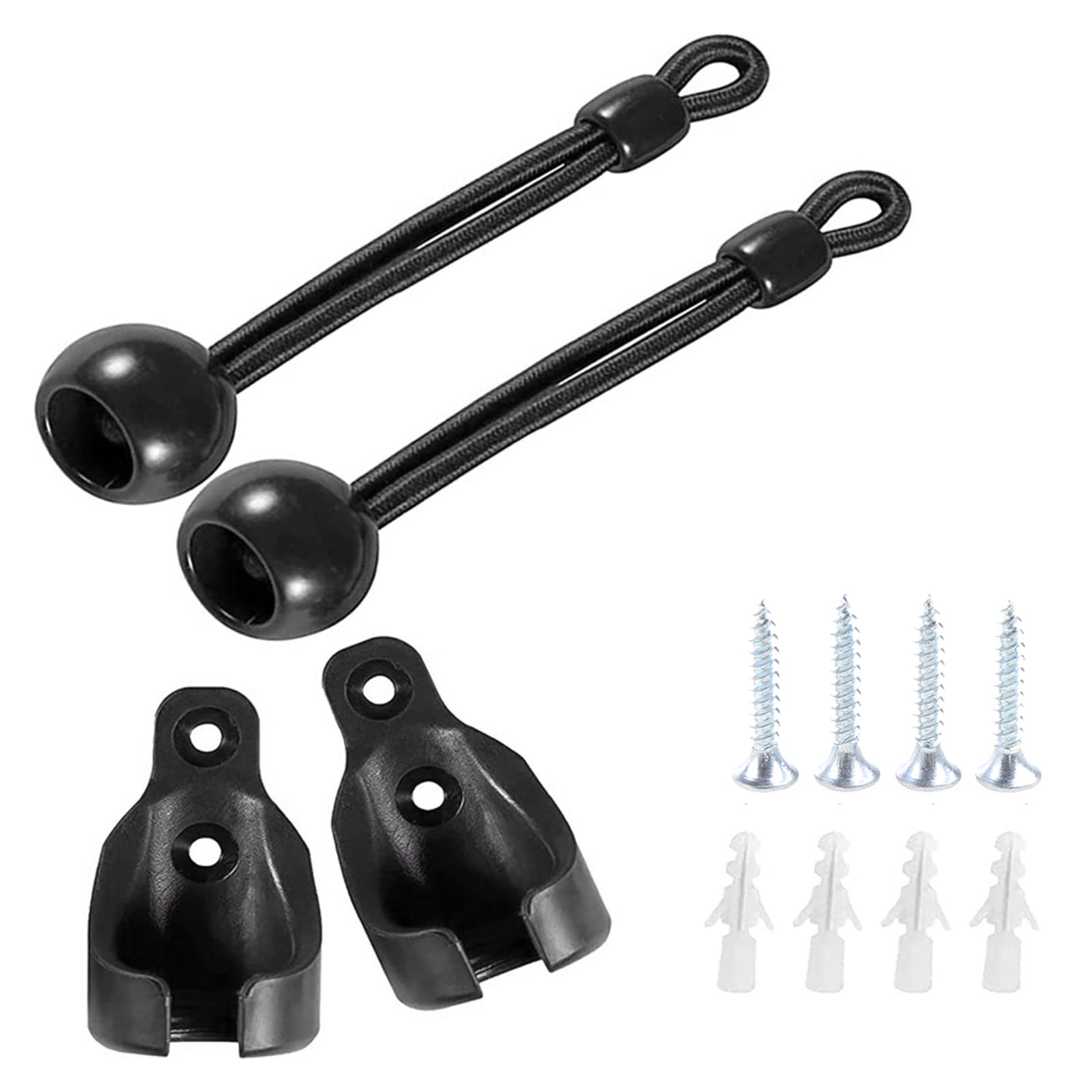 Bungee Kit Universeller Ersatz Der Sonnenschutz Installationsbeschläge Außen/Innen Rollo Beschläge (schwarz) Bungee Spanngurte Mit Für Sonnenschutz Freien Robust von X-Institute