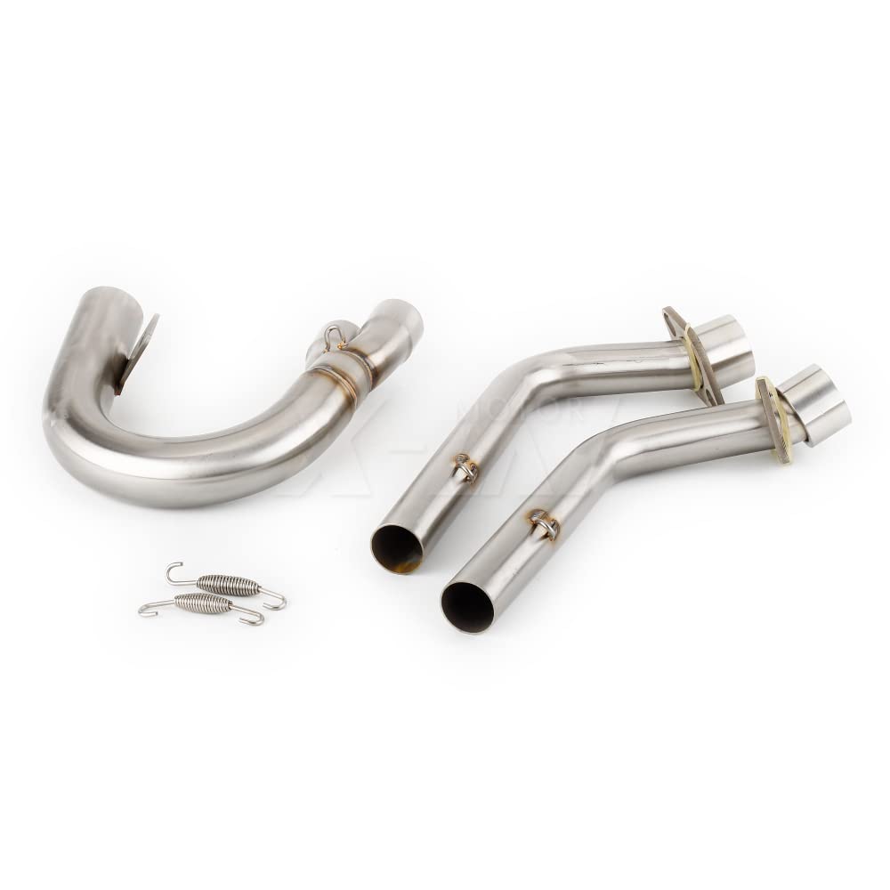 For Yamaha Rhino 660 YXR660FSE 4x4 Special Edition 2007, YXR660FSP 4x4 Sport Edition 2007 OEM 5UG-E4611-01-00 ATV Motorrad Auspuff Middle Link Pipe Abgaskrümmer von X-LAI MOTOR