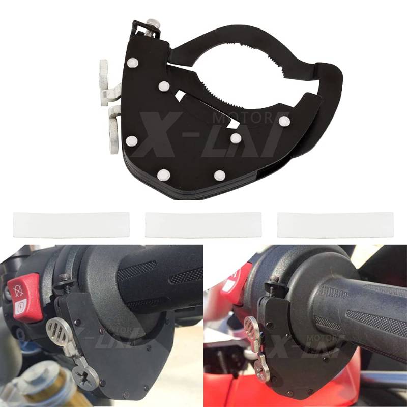 X-LAI MOTOR Universal Tempomat-Lenker-Drosselklappe, Assist für BMW R1200GS R1250GS R1200R R1250R G310R R1250RS R1250RT R1200RS F800R für Suzuki für Yamaha für Honda für Kawasaki (001 BOTTOM Kit) von X-LAI MOTOR