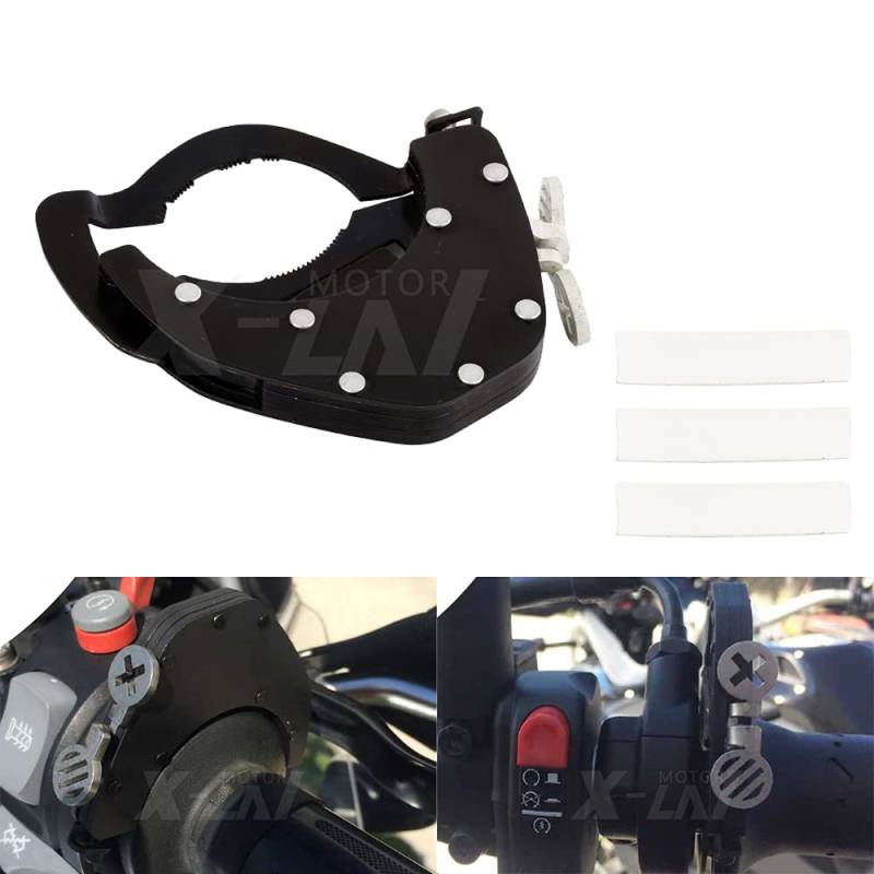 Universal Tempomat-Lenker-Drosselklappe, Assist für BMW R1200GS R1250GS R1200R R1250R G310R R1250RS R1250RT R1200RS F800R für Suzuki für Yamaha für Honda für Kawasaki (002 TOP KIT) von X-LAI MOTOR