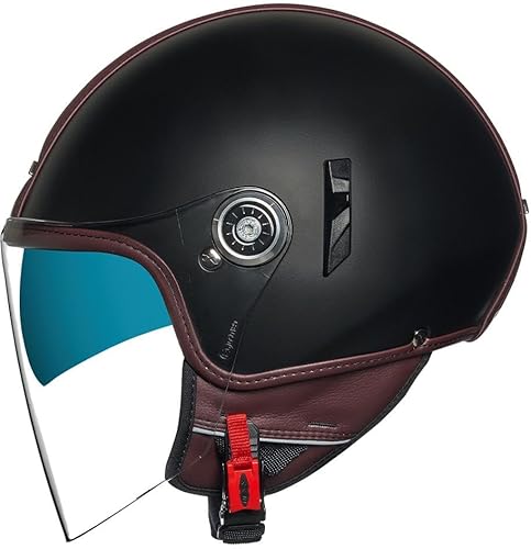 NEXX SX.60 VF BRUX matt schwarz-Bordo XL von X NEXX HELMETS