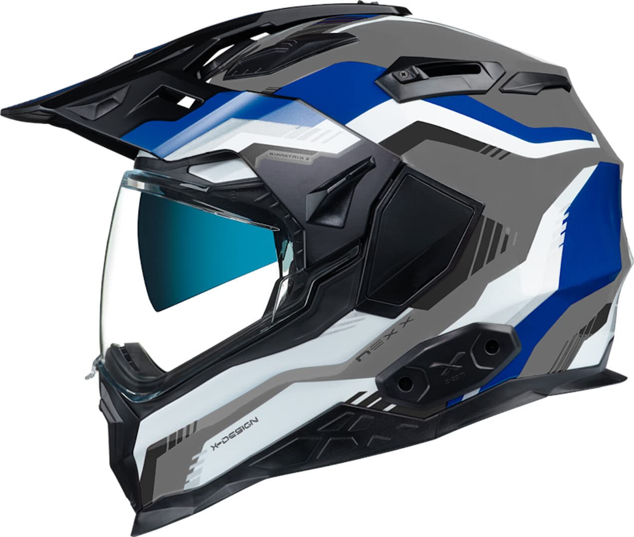 NEXX X.Wed 2 Columbus Helm (Gray/Blue,XS (53/54)) von X NEXX HELMETS