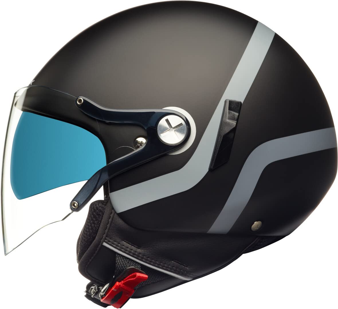 Nexx SX.60 Vice Jethelm (Black Matt/Grey,XXL (63/64)) von X NEXX HELMETS