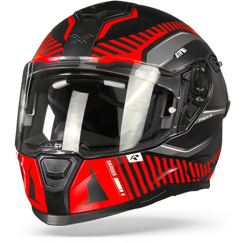 Nexx Sx.100R Skidder Black Red Matt von X NEXX HELMETS