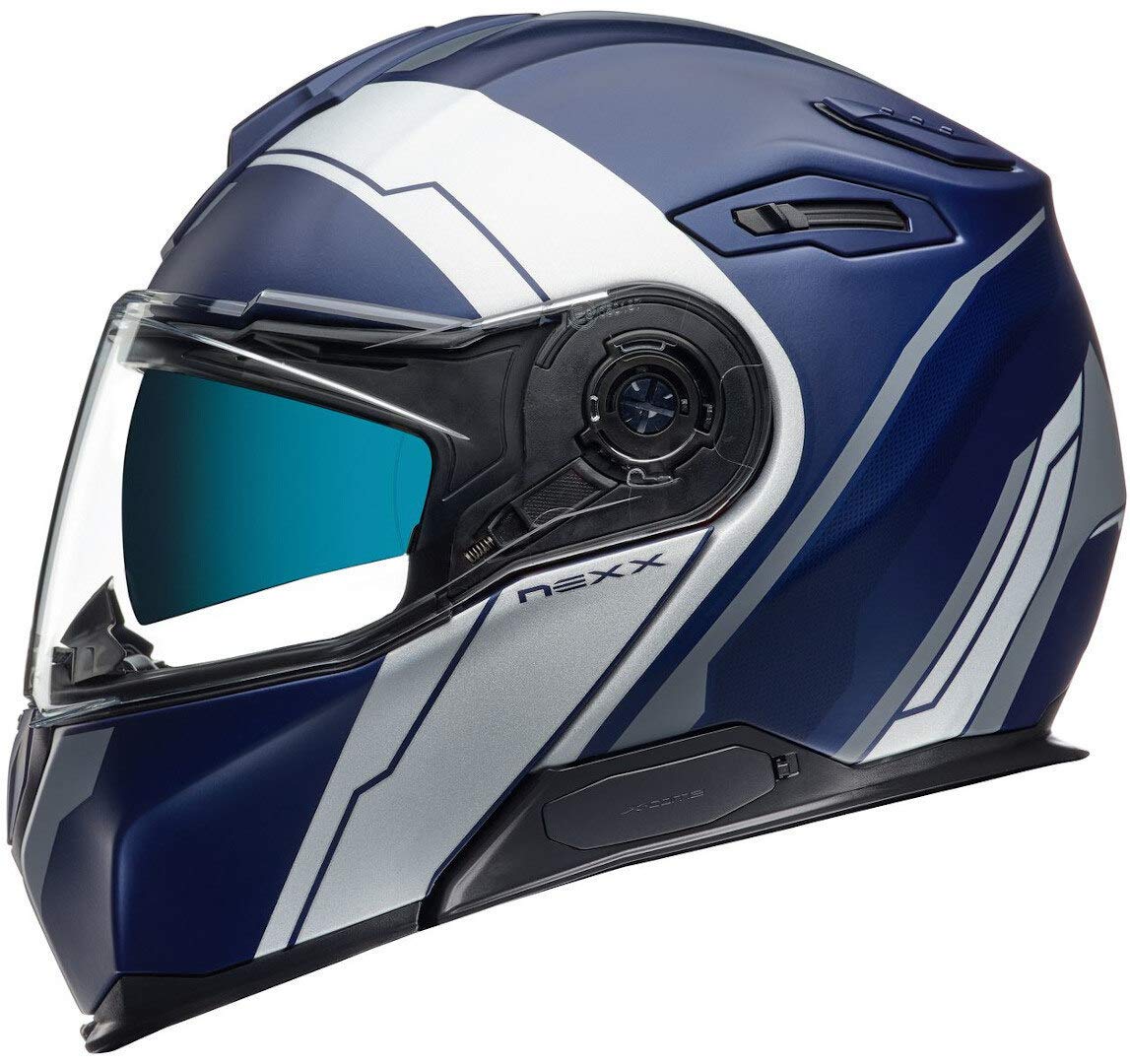 Nexx X.Vilitur Meridian Modularhelm Blau Matt XS (53/54) von X NEXX HELMETS