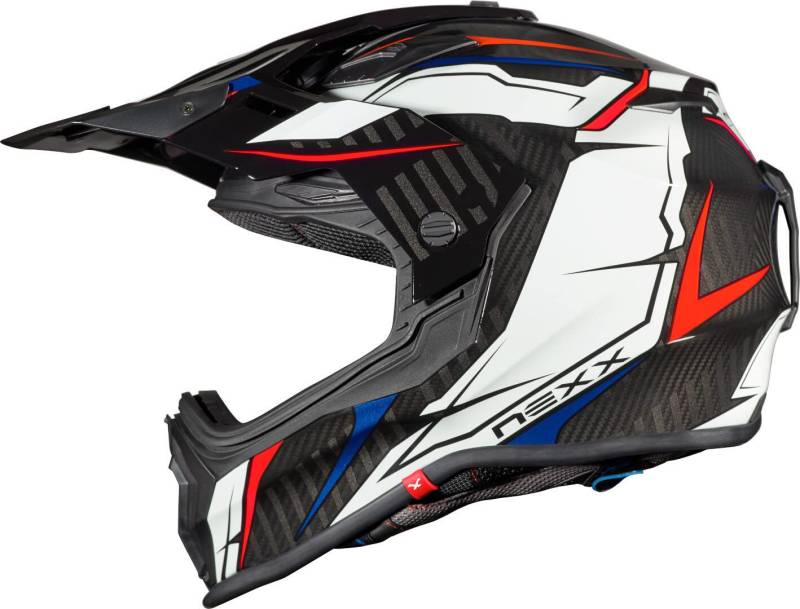 Nexx X.WRL Atika Helm (White/Red/Blue,XXL (63/64)) von X NEXX HELMETS