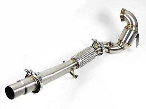 1026146 Downpipe Hosenrohr High Flow 76mm 3" Golf 7 GTI Leon ST KAT 200 von X-Parts