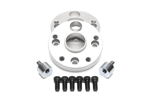 Adapterscheiben Lochkreisadapter aus Hochfestigkeitsaluminium gefertigt inklusive Schrauben zur Befestigung der Adapterscheiben X-Parts 4x100 auf 5x112 NLB 57,1mm (25mm) von X-Parts