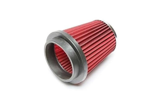 Sportluftfilter Luftfilter rund-konisch Offen Baumwollfilter Sport rot 60-90mm universell Länge 130mm 10228343 von X-Parts