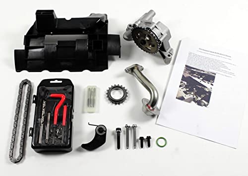 Upgrade Kit Ölpumpe Verstärkte Ölpumpe mit Ölpumpenkette Kurbelwellen Zahnrad Werkzeug M7 und Montageanleitung für 2,0 TFSI Motor EA113 1031046 von X-Parts