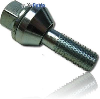 X-Parts Lochkreisänderung Versatzschraube Gewinde: M14 x 1,25 Schaftlänge: 40mm Kegelkopf verzinkt von X-Parts