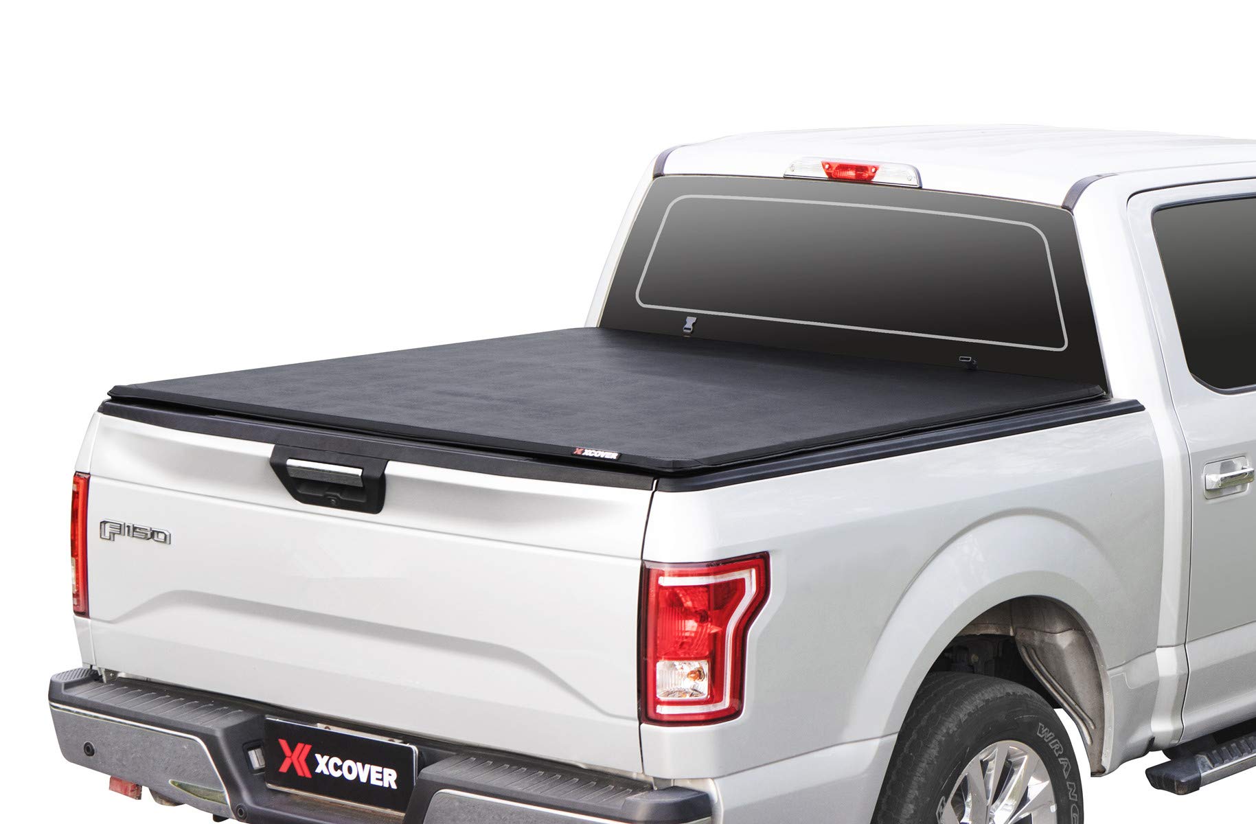 Xcover Tonneau-Abdeckung für LKW-Bett, weich verschließbar, kompatibel mit 2015–2021 F150 Pickup 150 cm Styleside Bett von X XCOVER