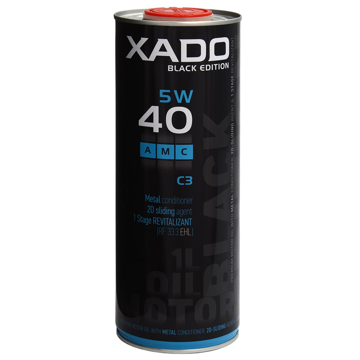 XADO 5W-40 С3 AMC Black Edition Motoren-Öl synthetisch mit Revitalizant für Motorschutz der Extraklasse - LX Black Edition (1 Liter) von XADO