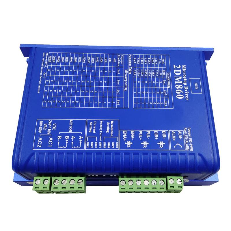 2 Phase Digital Stepper Motor Treiber Digitaler Microstep Treiber 2DM860 Stepper Motor Controller Motor Steuert Systeme von XAGMODSHN