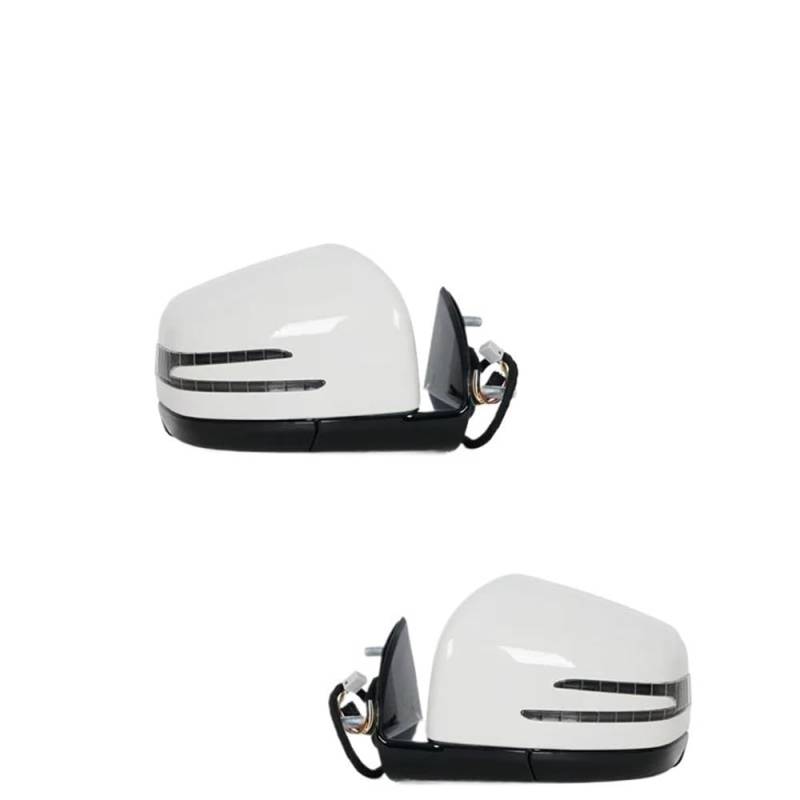 Für W164 X164 ML GL Cl 2005-2019 Seite Tür Spiegel Montage Auto Power Rückspiegel 1668100164 1668100264 Manueller Seitenspiegel(1Pair White) von XARNUH