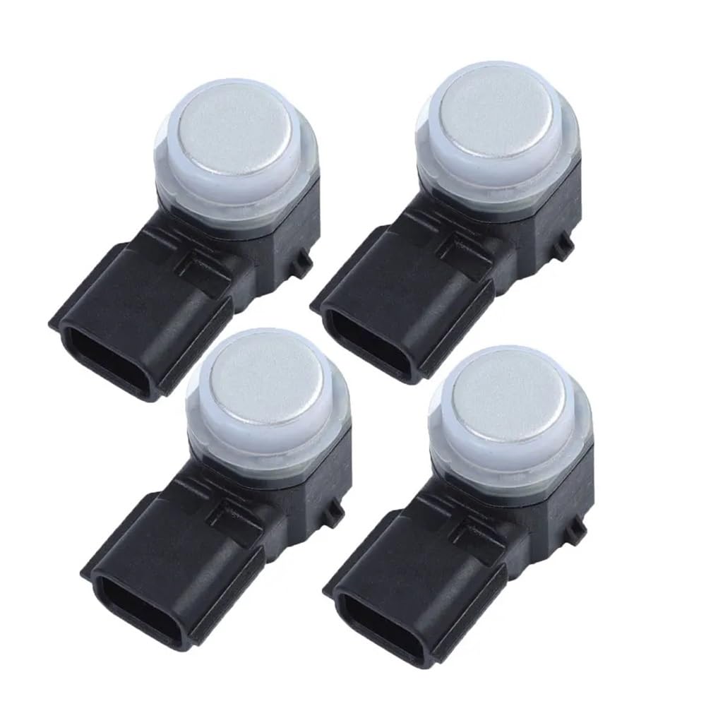 Parksensor PDC Sensor Für X-Trail Für T32 1,6 L 2,0 L 2014-2019 28438-4CL0A 284384CL0A PDC Parkplatz Sensor Rückfahr Assist Sensor Park Assist Objektsensor(Silver 4 PCS) von XARNUH