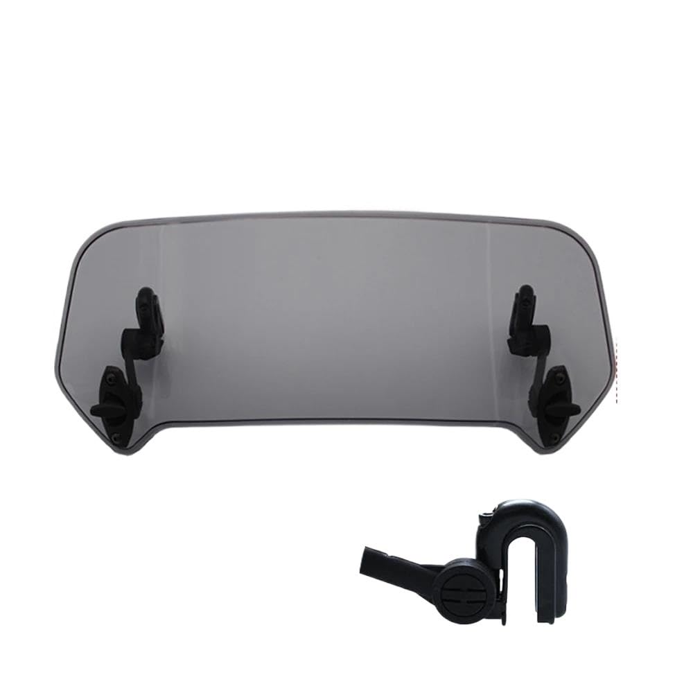 Windschild Motorrad Für C400X Für C400GT Für C650GT Für C650 Für Sport Für G650GS Für R1150GS Motorrad Windschutzscheibe Verlängerung Einstellbare Spoiler Deflektor Verkleidung Deflektor(Large Styles von XARNUH