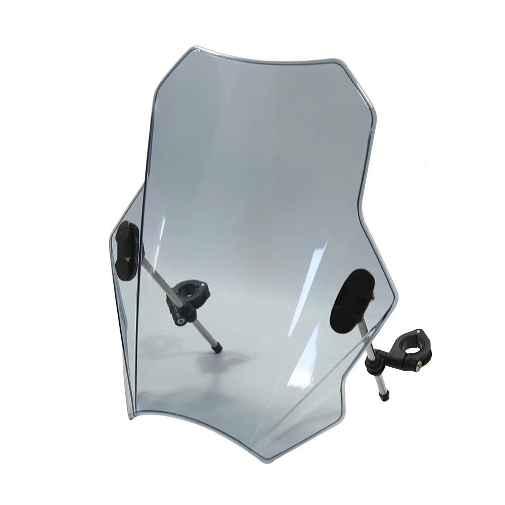 Windschild Motorrad Für MT125 Für FZ1 Für FZ6 Für FZ8 Für FZ8N Für XJ6 Für MT-01 Für MT03 Motorrad Windschutz Windschutz Verkleidung Deflektor(Light Grey) von XARNUH