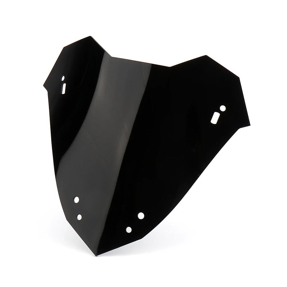 Windschild Motorrad Für XMAX300 2023 Motorrad Windschutzscheibe Spoiler Windschutzscheibe Windabweiser Windschutzscheibe Spoiler Verkleidung Deflektor(Black) von XARNUH