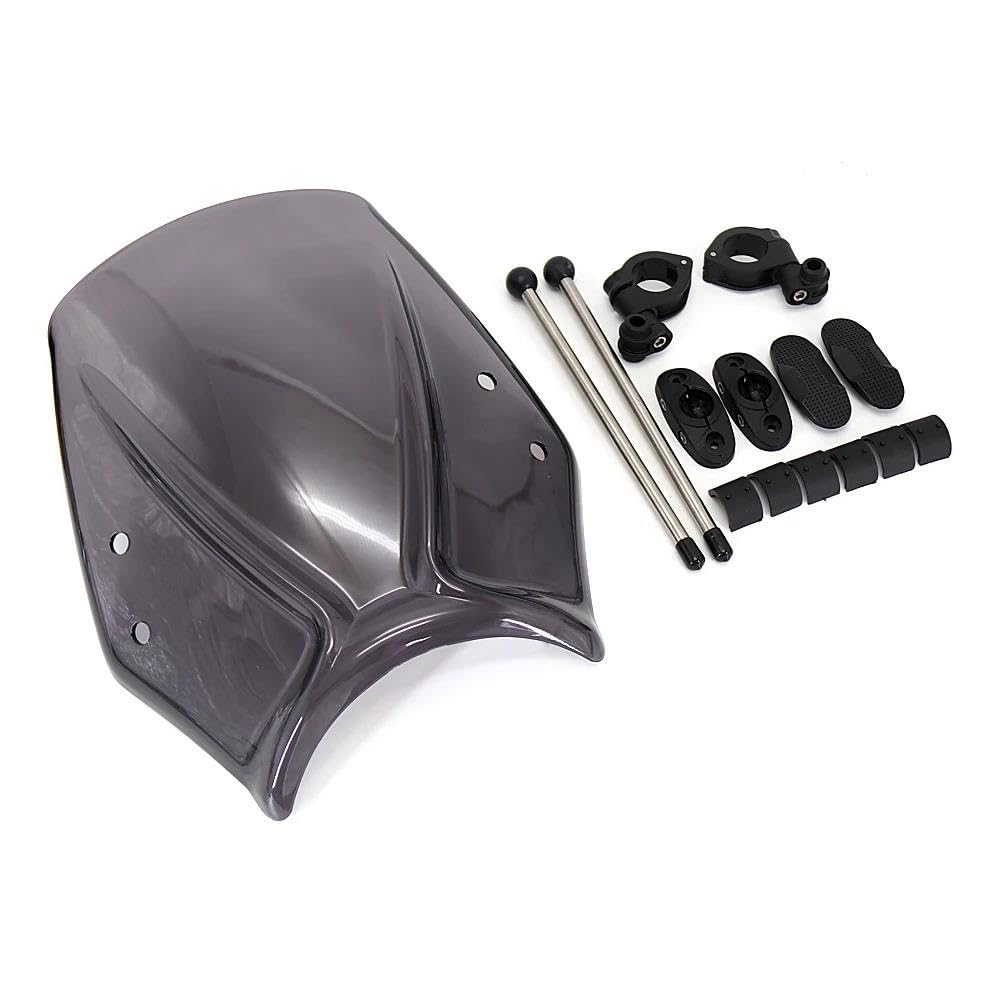 Windschild Motorrad Für XSR 700 Für XSR900 2016 Motorrad Windschutzscheibe Windschutz Deflektor Wind Abdeckungen Motorrad Zubehör Verkleidung Deflektor(Styles 1) von XARNUH