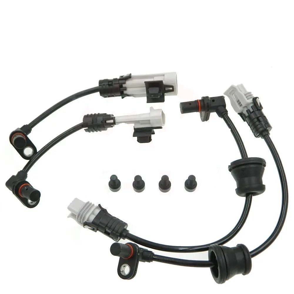 XARNUH ABS Raddrehzahlgeber Set 4 Stück 1 Satz ABS Raddrehzahlsensor Auto Raddrehzahlsensor Autoteile Für Equinox Für Captiva 2007-2013 96626078, 96626080 ABS Sensor von XARNUH