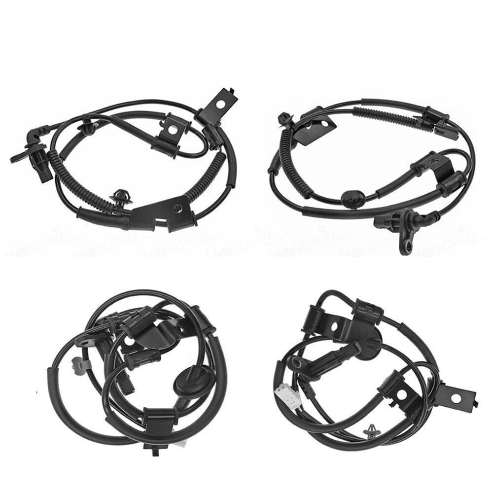 XARNUH ABS Raddrehzahlgeber Set ABS-Raddrehzahlsensor Hinten Vorne Links Rechts Für Tucson JM 2.0 2.7 SUV 2004–2010 95670-2E300 95670-2E310 ABS Sensor von XARNUH