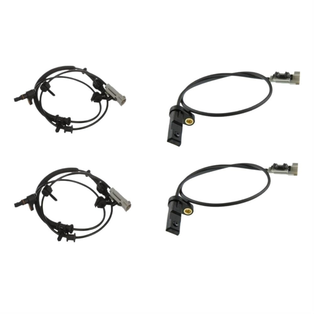 XARNUH ABS Raddrehzahlgeber Set Abs Raddrehzahlsensor Vorne Und Hinten 2006-2010 Für Commander Für Grand Cherokee 56044146AB, 56044146AA, 56044144AD, 56044144AA ABS Sensor von XARNUH