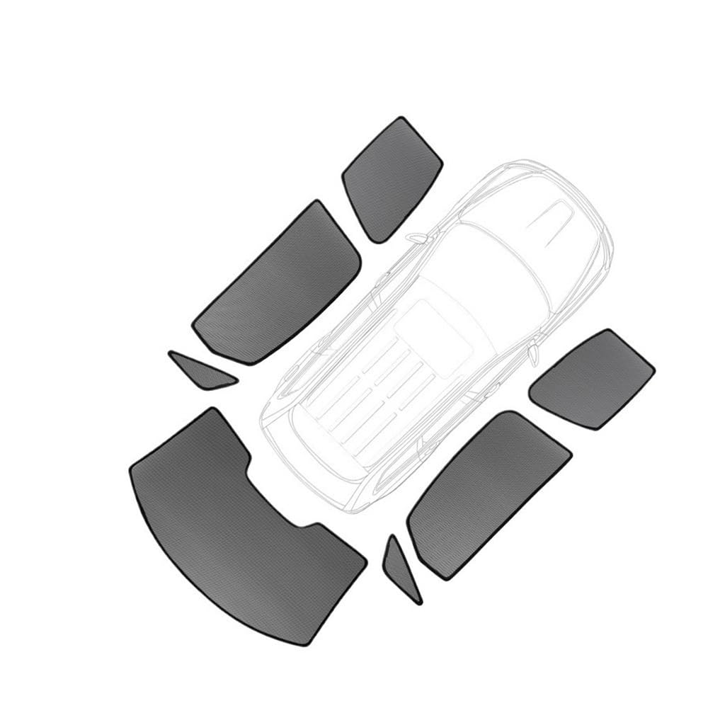 XARNUH Autosonnenschutz Für X7 G07 2019-2023 Seite Fenster Sonnenschutz Visier Auto Sonnenschirm Vorne Heckscheibe Rahmen Vorhänge Net Mesh Schützen von XARNUH