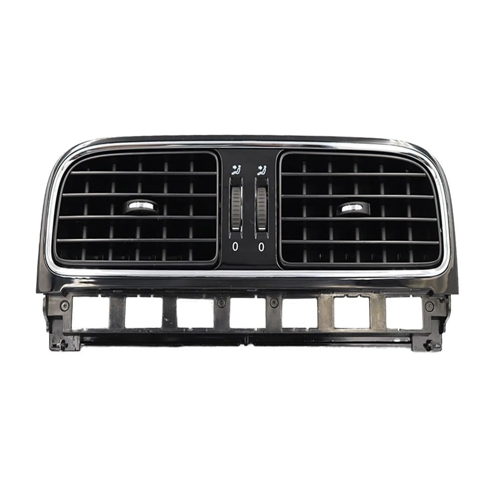 XARNUH Frontluftgitter Für Polo 5 6R GTI Für Limousine Für Luke 2011-2013 1. Glänzend Schwarz Front Dashboard AC Air Outlet Vent Grill(Piano Black Middle) von XARNUH