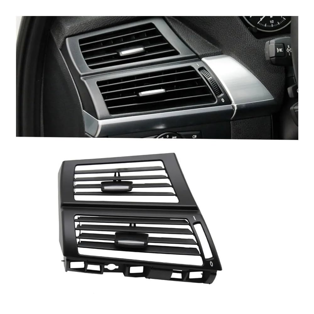 XARNUH Frontluftgitter Für X5 Für X6 Für E70 E71 E72 2007-2013 Armaturenbrett Vorne Mitte Links Rechts Klimaanlage Panel Hinten AC Vent Grille Outlet Abdeckung(Left) von XARNUH