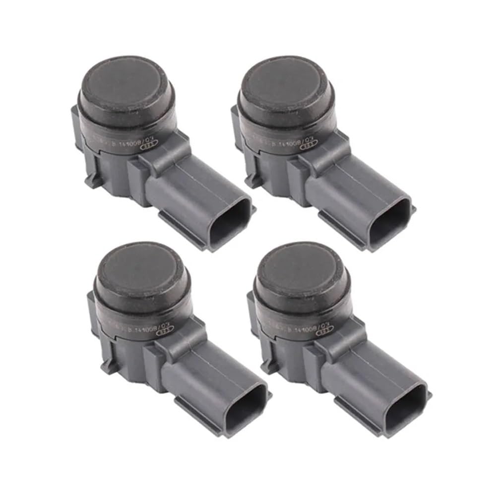 XARNUH Parksensor PDC Sensor Für Ecosport Für Yibo Für Ecosp Für Fiesta CV1T15K859AB CV1T15K859BB PDC Parksensor Einparkhilfe Park Assist Objektsensor(Black 4 PCS) von XARNUH