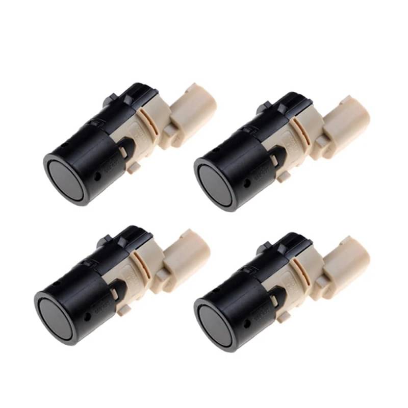 XARNUH Parksensor PDC Sensor Für FIAT Für Scudo 9649186580 9653139777 PDC Parkplatz Sensor PDC Rückfahr Unterstützen Sensor Rückfahr Unterstützen Sensor Park Assist Objektsensor(Black 4 PCS) von XARNUH