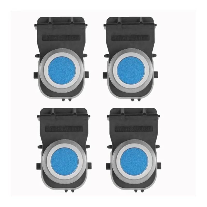 XARNUH Parksensor PDC Sensor PDC Parkplatz Sensor Auto Zubehör 95720-H0000 Rückfahr Unterstützen Sensor 95720H0000 Für Kia Park Assist Objektsensor(Blue 4 PCS) von XARNUH