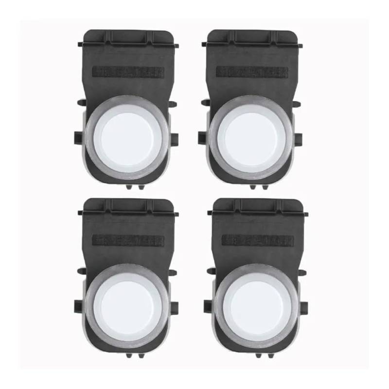 XARNUH Parksensor PDC Sensor PDC Parkplatz Sensor Auto Zubehör 95720-H0000 Rückfahr Unterstützen Sensor 95720H0000 Für Kia Park Assist Objektsensor(White 4 PCS) von XARNUH