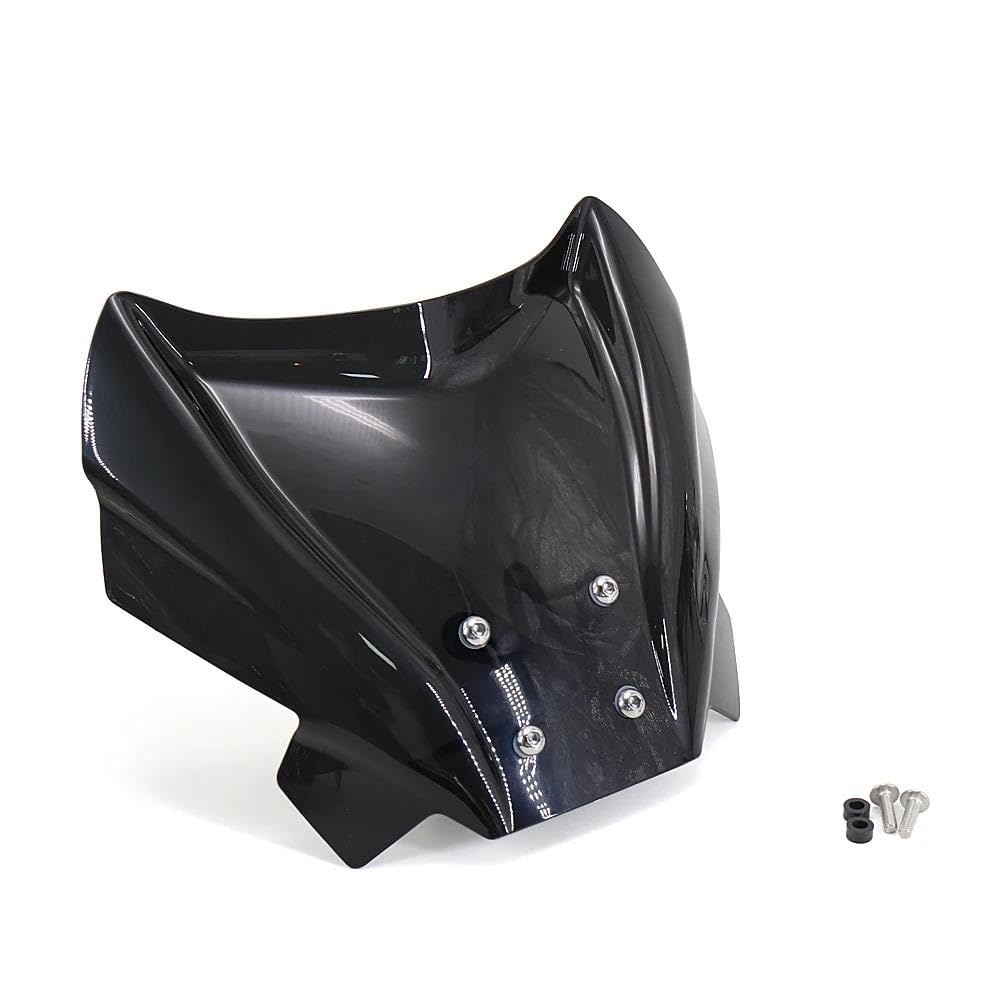 XARNUH Windschild Motorrad Für 502C 2019-2021 Motorrad Teile Windschutzscheibe Windschutz Wind Deflectore Windschutzscheibe Spoiler Verkleidung Deflektor(Black) von XARNUH